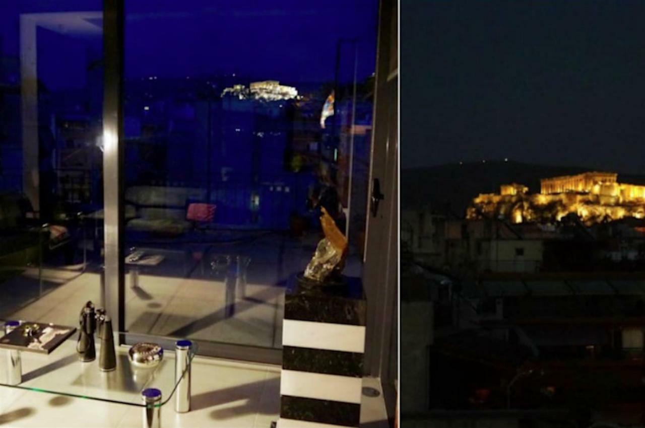 Stylish Penthouse With Acropolis And 360 View Leilighet Athen Eksteriør bilde