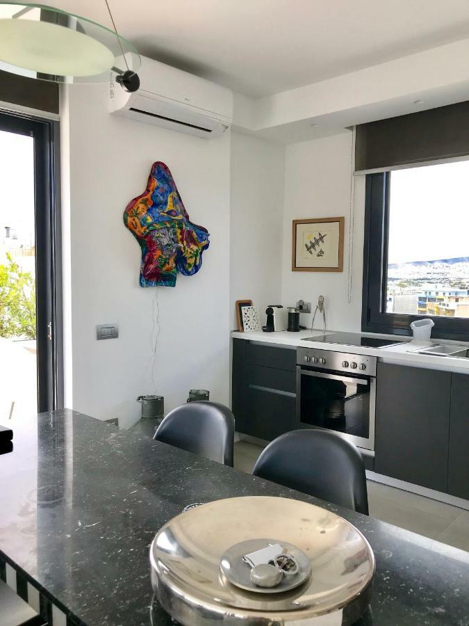 Stylish Penthouse With Acropolis And 360 View Leilighet Athen Eksteriør bilde